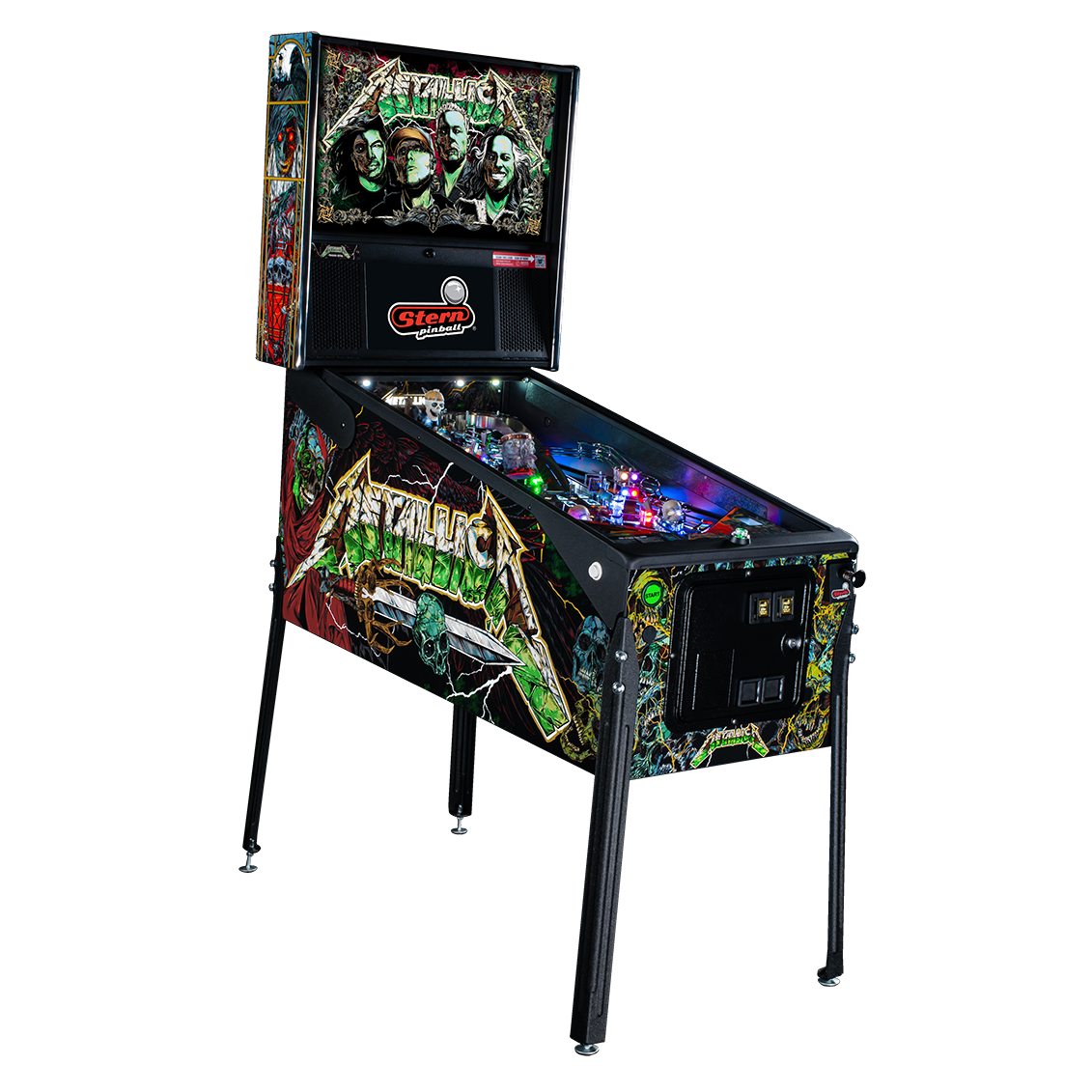 Metallica Remastered Premium Pinball Machine by Stern